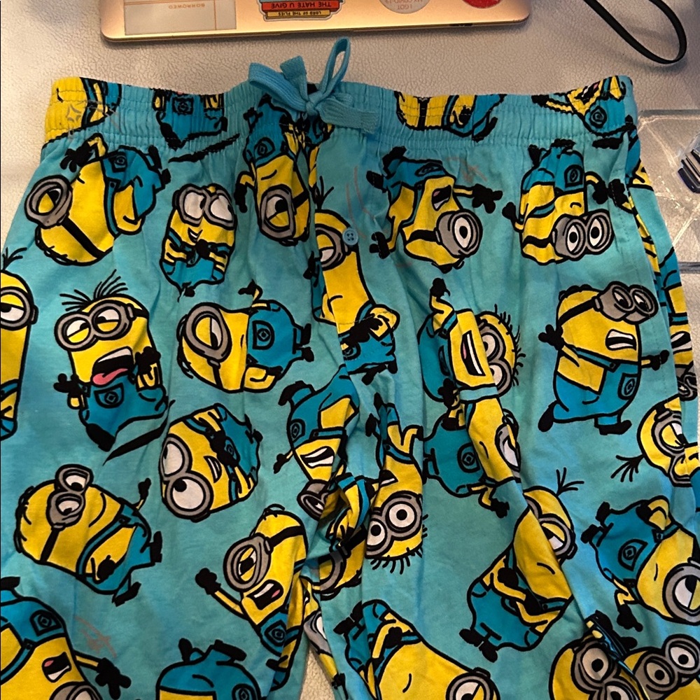 Universal Despicable Me Minions Blue Pajama Shorts